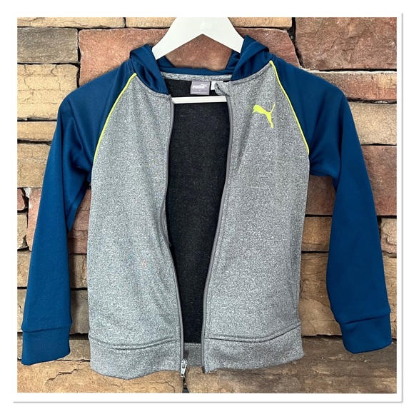 PUMA Kids Zip Closure Hooded Jacket - Picture 7 of 7